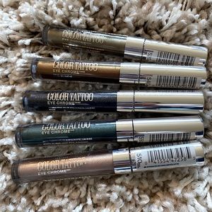5/25$ Maybelline Color tattoo eye chrome